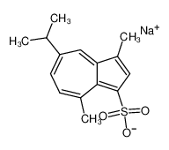 Picture of sodium,3,8-dimethyl-5-propan-2-ylazulene-1-sulfonate