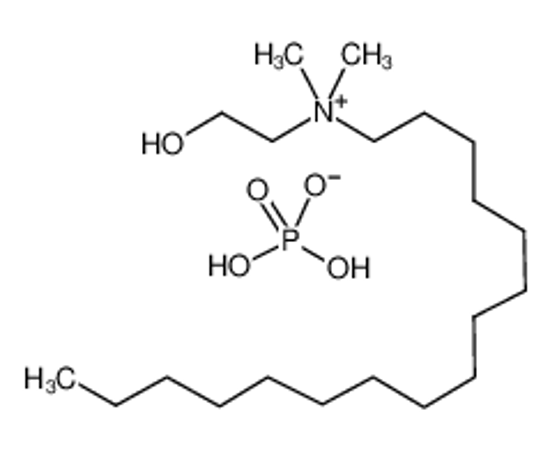 Picture of dihydrogen phosphate,hexadecyl-(2-hydroxyethyl)-dimethylazanium