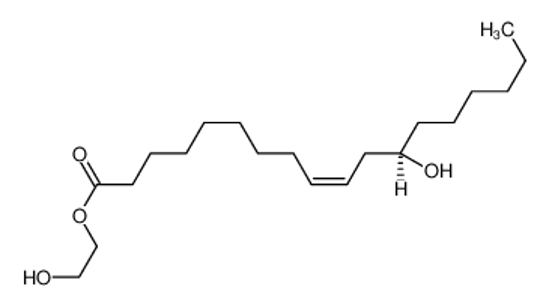 Picture of 9-Octadecenoic acid, 12-hydroxy-, 2-hydroxyethyl ester, [R-(Z)]-