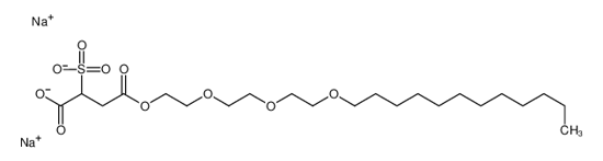 Picture of disodium,4-[2-[2-(2-dodecoxyethoxy)ethoxy]ethoxy]-4-oxo-2-sulfonatobutanoate