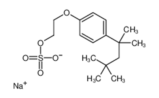 Picture of sodium,2-[4-(2,4,4-trimethylpentan-2-yl)phenoxy]ethyl sulfate