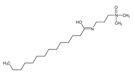 Picture of N,N-dimethyl-3-(tetradecanoylamino)propan-1-amine oxide