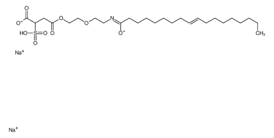 Picture of disodium,4-[2-[2-[[(E)-octadec-9-enoyl]amino]ethoxy]ethoxy]-4-oxo-2-sulfonatobutanoate