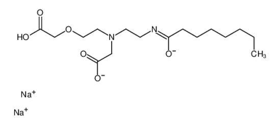 Imagem de disodium,2-[2-(carboxylatomethoxy)ethyl-[2-(octanoylamino)ethyl]amino]acetate