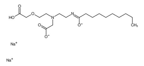 Picture of disodium,2-[2-(carboxylatomethoxy)ethyl-[2-(decanoylamino)ethyl]amino]acetate