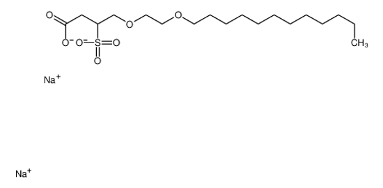 Picture of disodium,4-(2-dodecoxyethoxy)-3-sulfonatobutanoate
