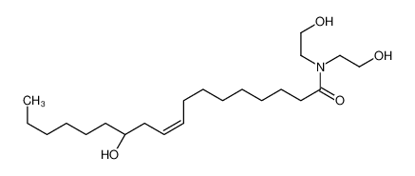 Picture of (Z,12R)-12-hydroxy-N,N-bis(2-hydroxyethyl)octadec-9-enamide