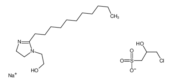 Изображение sodium,3-chloro-2-hydroxypropane-1-sulfonate,2-(2-undecyl-4,5-dihydroimidazol-1-yl)ethanol