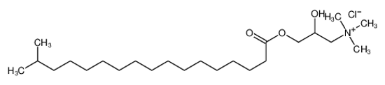 Imagem de [2-hydroxy-3-(16-methylheptadecanoyloxy)propyl]-trimethylazanium,chloride