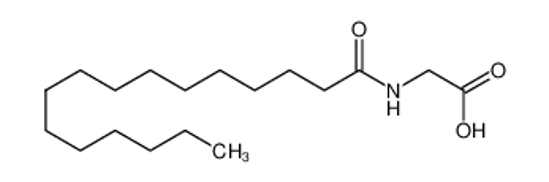 Picture of 2-(hexadecanoylamino)acetic acid