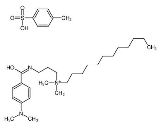 Picture of 3-[[4-(dimethylamino)benzoyl]amino]propyl-dodecyl-dimethylazanium,4-methylbenzenesulfonic acid