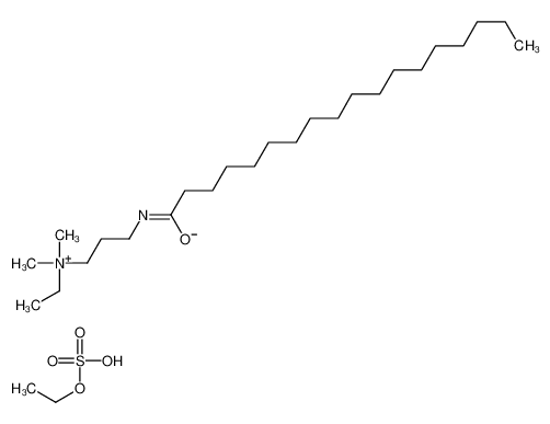 Picture of ethyl-dimethyl-[3-(octadecanoylamino)propyl]azanium,ethyl sulfate
