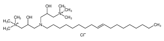 Picture of 1-Propanaminium, 3,3'-(9-octadecenylimino)bis[2-hydroxy-N,N,N-trimethyl-, dichloride