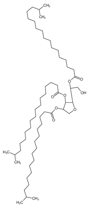 Изображение [(3S,4R,5R)-5-[(1R)-2-hydroxy-1-(16-methylheptadecanoyloxy)ethyl]-4-(16-methylheptadecanoyloxy)oxolan-3-yl] 16-methylheptadecanoate
