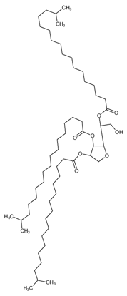 Picture of [(3S,4R,5R)-5-[(1R)-2-hydroxy-1-(16-methylheptadecanoyloxy)ethyl]-4-(16-methylheptadecanoyloxy)oxolan-3-yl] 16-methylheptadecanoate