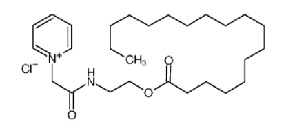 Изображение 1-[2-Oxo-2-[[2-[(1-oxooctadecyl)oxy]ethyl]amino]ethyl]pyridinium chloride
