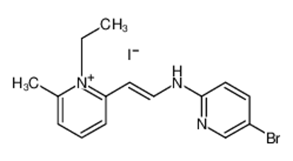 Show details for 5-bromo-N-[2-(1-ethyl-6-methylpyridin-1-ium-2-yl)ethenyl]pyridin-2-amine,iodide