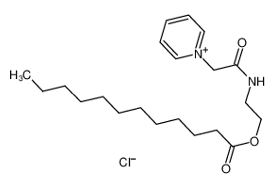 Picture of 2-[(2-pyridin-1-ium-1-ylacetyl)amino]ethyl dodecanoate,chloride