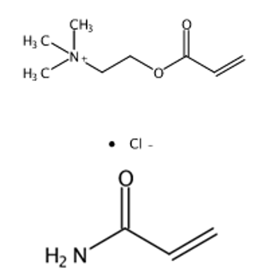 Picture of prop-2-enamide,trimethyl(2-prop-2-enoyloxyethyl)azanium,chloride