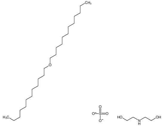 Picture of 1-dodecoxydodecane, 2-(2-hydroxyethylamino)ethanol, sulfate