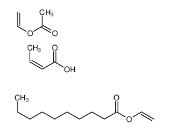 Picture of (E)-but-2-enoic acid,vinyl acetate,vinyl decanoate