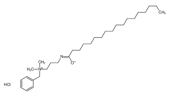 Picture of benzyl-dimethyl-[3-(octadecanoylamino)propyl]azanium,chloride