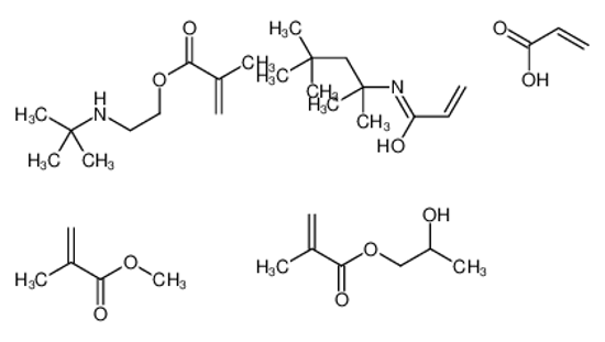 Picture of 2-(tert-butylamino)ethyl 2-methylprop-2-enoate,2-hydroxypropyl 2-methylprop-2-enoate,methyl 2-methylprop-2-enoate,prop-2-enoic acid,N-(2,4,4-trimethylpentan-2-yl)prop-2-enamide