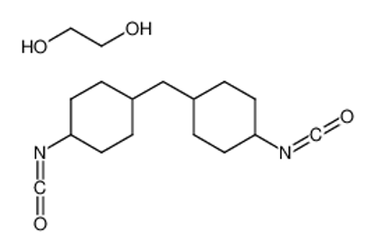 Изображение 1,2-Ethanediol - 1,1'-methylenebis(4-isocyanatocyclohexane) (1:1)