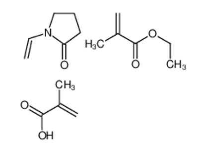 Picture of 1-ethenylpyrrolidin-2-one,ethyl 2-methylprop-2-enoate,2-methylprop-2-enoic acid