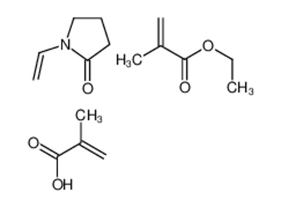 Picture of 1-ethenylpyrrolidin-2-one,ethyl 2-methylprop-2-enoate,2-methylprop-2-enoic acid