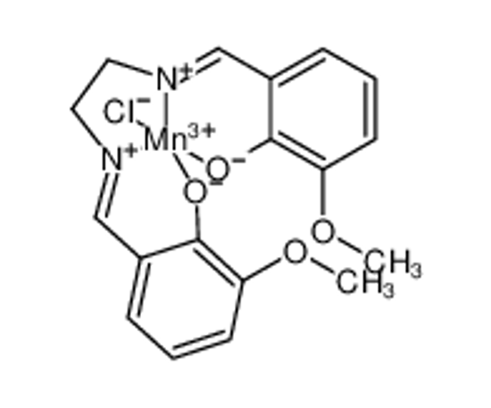 Picture of manganese(2+),2-methoxy-6-[2-[(3-methoxy-2-oxidophenyl)methylideneamino]ethyliminomethyl]phenolate,chloride