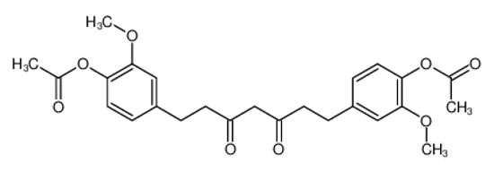 Picture of [4-[7-(4-acetyloxy-3-methoxyphenyl)-3,5-dioxoheptyl]-2-methoxyphenyl] acetate