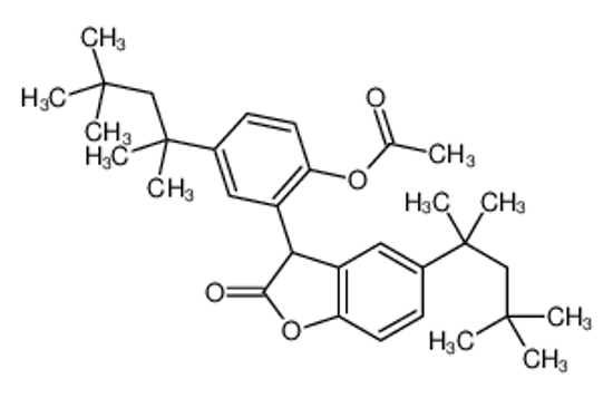 Picture of [2-[2-oxo-5-(2,4,4-trimethylpentan-2-yl)-3H-1-benzofuran-3-yl]-4-(2,4,4-trimethylpentan-2-yl)phenyl] acetate