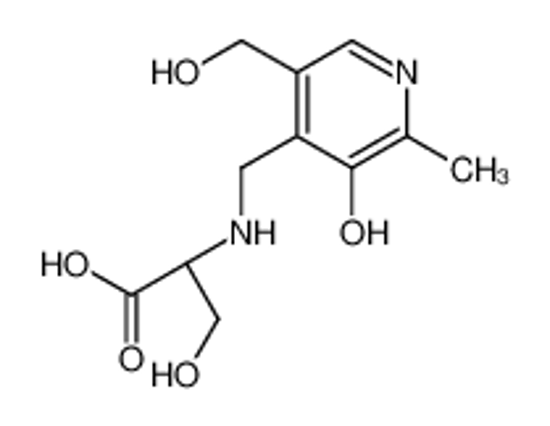 Picture of (2S)-3-hydroxy-2-[[3-hydroxy-5-(hydroxymethyl)-2-methylpyridin-4-yl]methylamino]propanoic acid