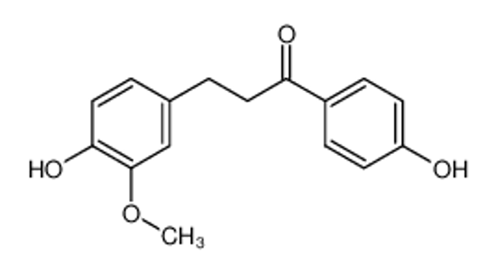 Picture of 3-(4-hydroxy-3-methoxyphenyl)-1-(4-hydroxyphenyl)-1-propanone