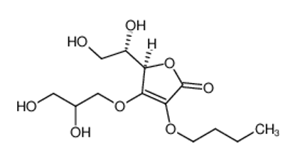 Picture of (5R)-3-butoxy-5-((S)-1,2-dihydroxyethyl)-4-(2,3-dihydroxypropoxy)furan-2(5H)-one