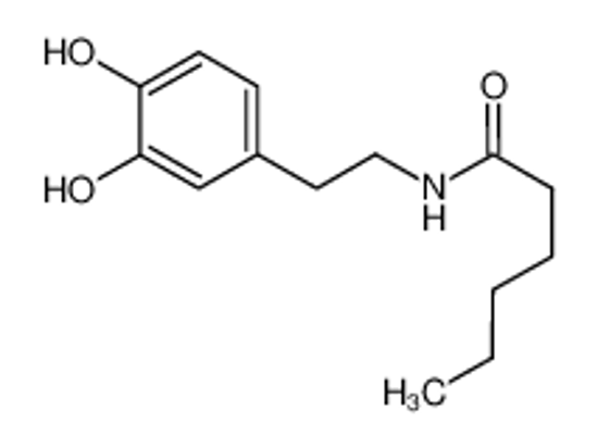 Picture of N-(3,4-dihydroxyphenethyl)hexanamide