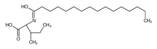 Picture of (2S,3S)-2-(hexadecanoylamino)-3-methylpentanoic acid