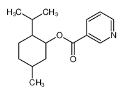Изображение (5-methyl-2-propan-2-ylcyclohexyl) pyridine-3-carboxylate