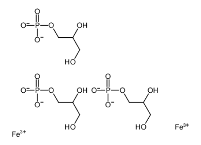 Изображение 2,3-dihydroxypropyl phosphate,iron(3+)