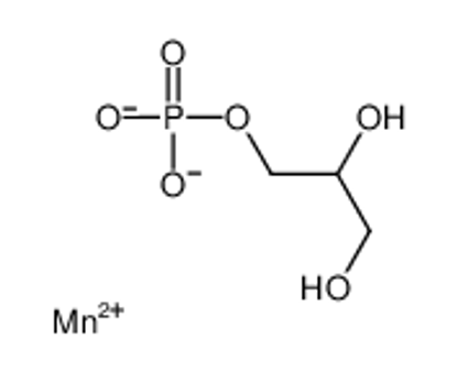 Picture of 2,3-dihydroxypropyl phosphate,manganese(2+)