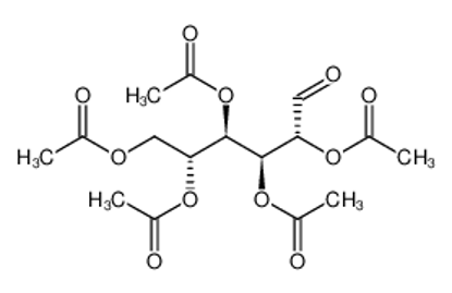 Изображение (2R,3R,4S,5R)-6-Oxohexane-1,2,3,4,5-pentayl pentaacetate