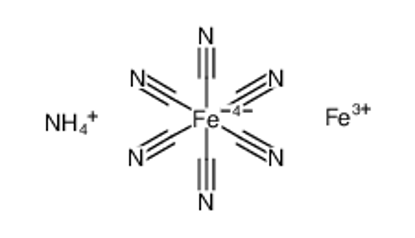Picture of azanium,iron(2+),iron(3+),hexacyanide