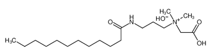 Изображение (carboxymethyl)dimethyl-3-[(1-oxododecyl)amino]propylammonium hydroxide