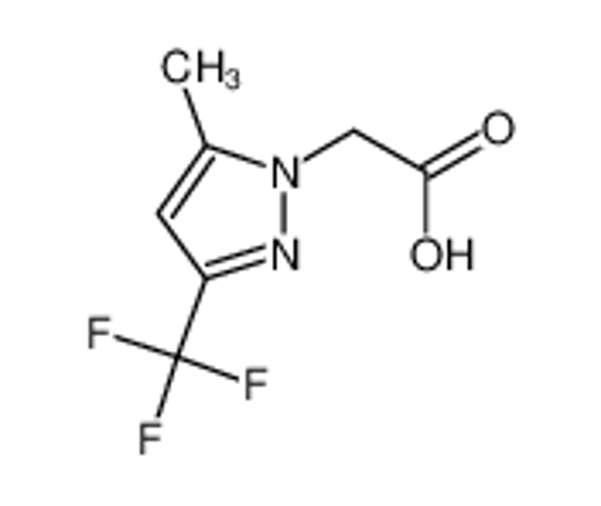 Picture of 2-[5-methyl-3-(trifluoromethyl)pyrazol-1-yl]acetic acid