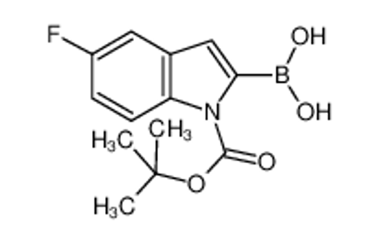 Picture of 1-BOC-5-fluoroindole-2-boronic acid