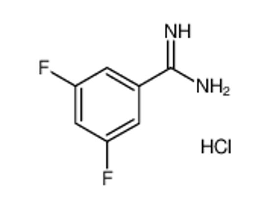 Picture of 3,5-Difluorobenzene-1-carboximidamide hydrochloride