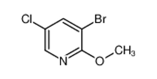 Picture of 3-Bromo-5-chloro-2-methoxypyridine