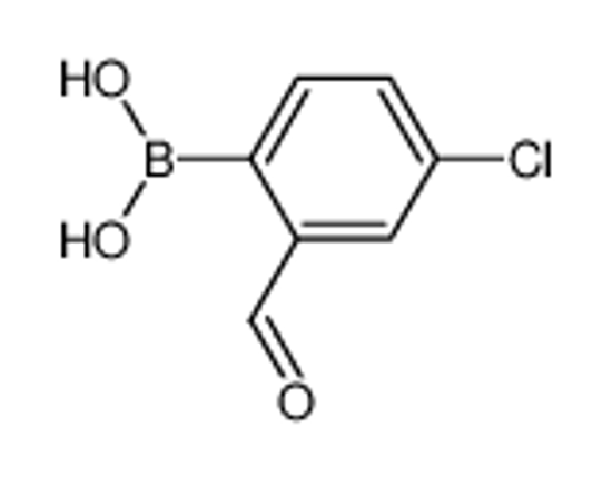 Picture of 4-Chloro-2-formylphenylboronic acid