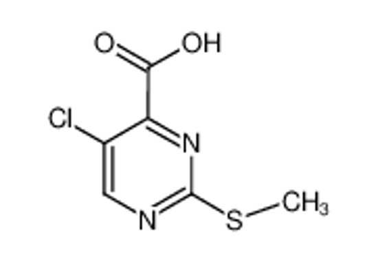 Picture of 5-Chloro-2-(methylthio)pyrimidine-4-carboxylic acid